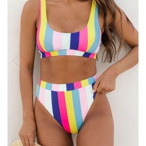 Pink Lily Rainbow Dreams Bikini Set!